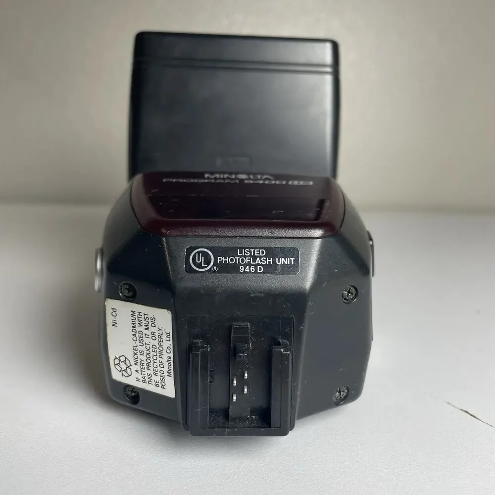 Minolta Program Flash 5400HS Shoe Mount Japan Untested